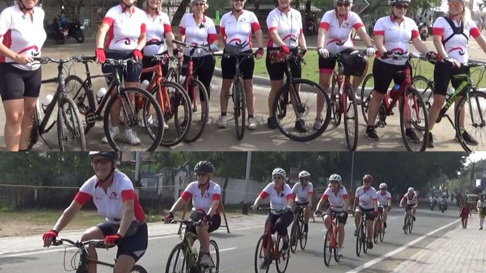 50 வயதை கடந்த வெளிநாட்டுப் பெண்கள்...சென்னை முதல் மதுரை வரை 600 கி.மீ அசத்தல் சைக்கிள் பயணம்..!