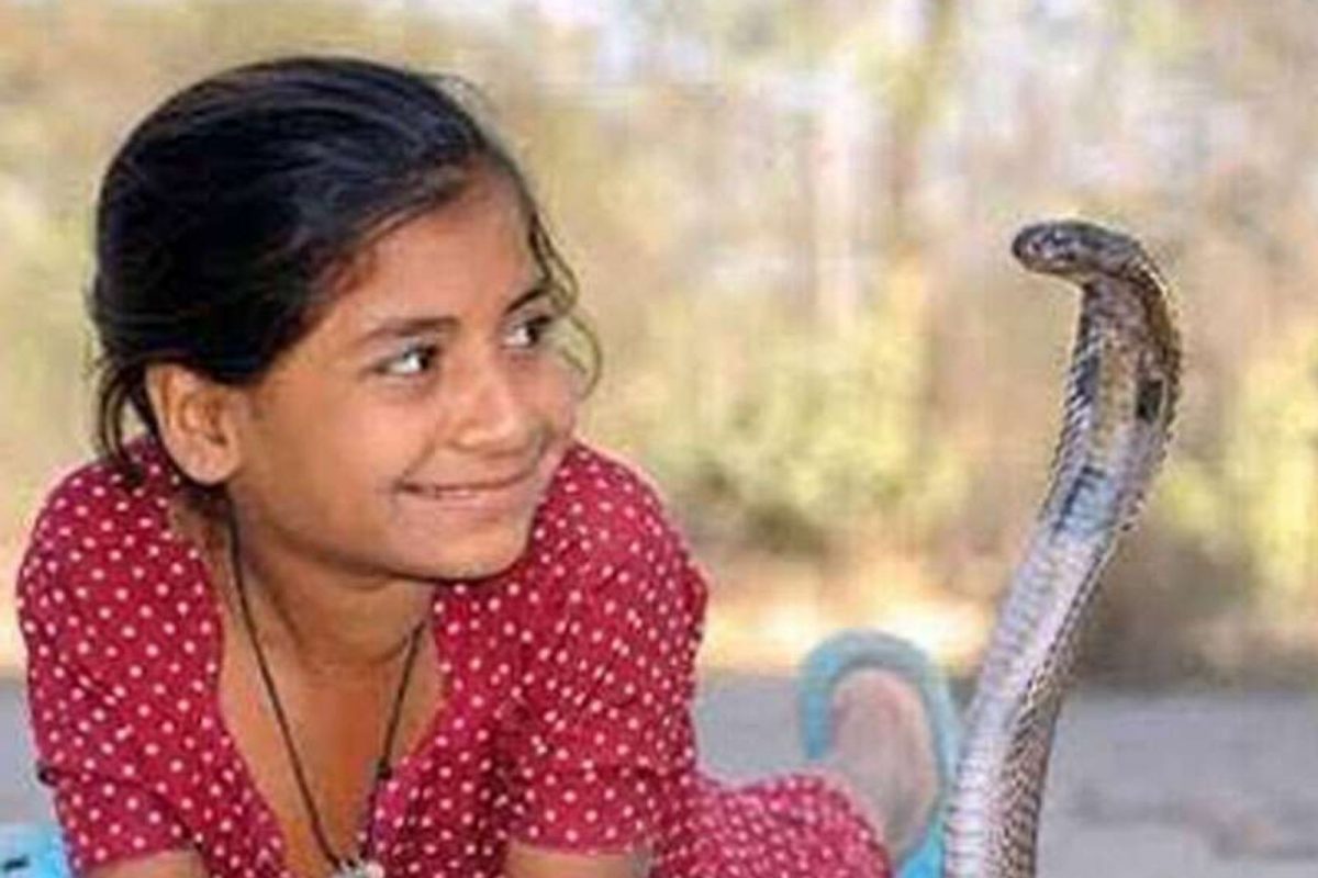 பாம்புக்கு வீட்டில் இடம் ஒதுக்கி அதோடு குடும்பமாக வாழும் இந்திய கிராமம