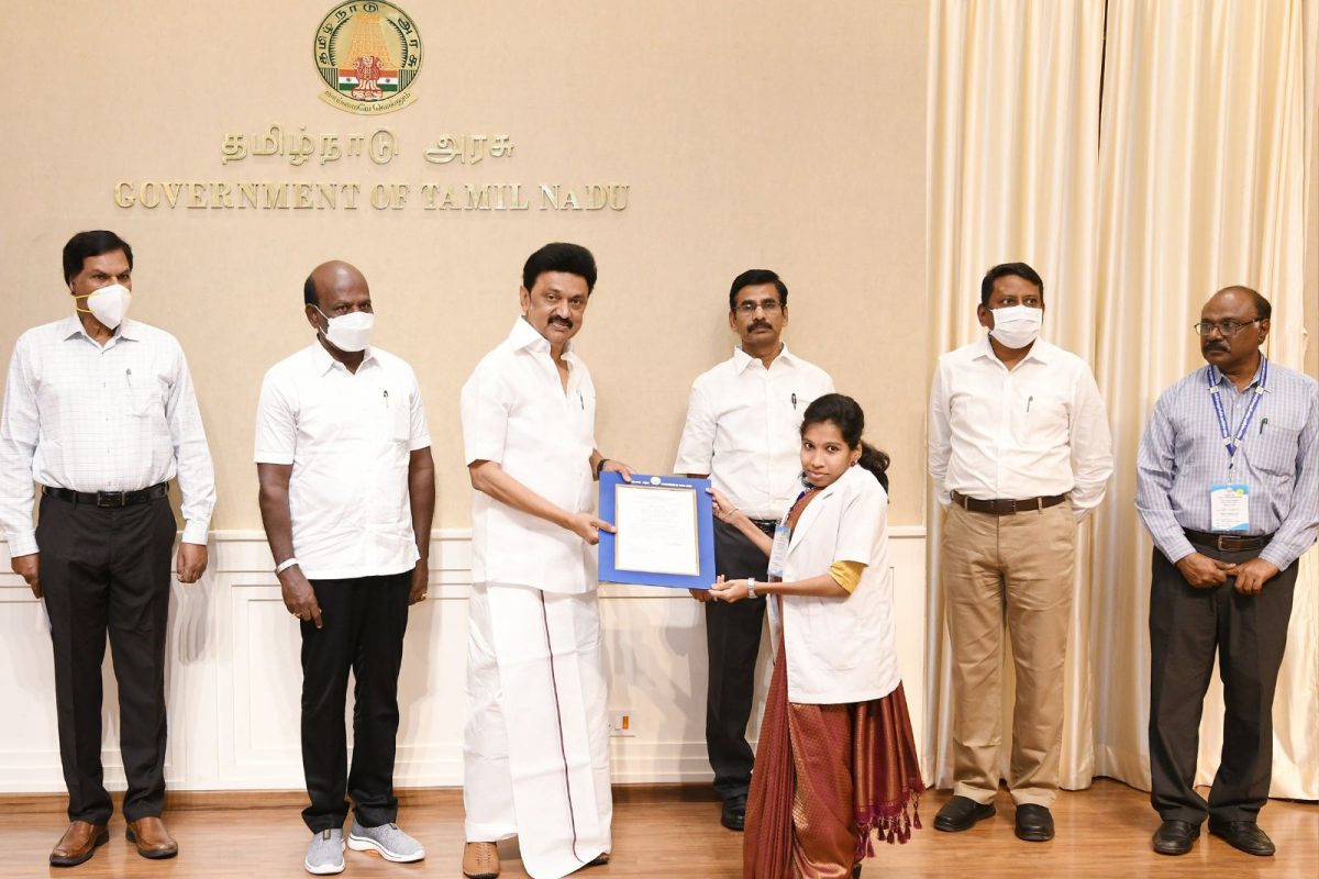 130 உதவி மருத்துவர்களுக்குப் பணி நியமன ஆணை வழங்கிய முதல்வர் ஸ்டாலின்