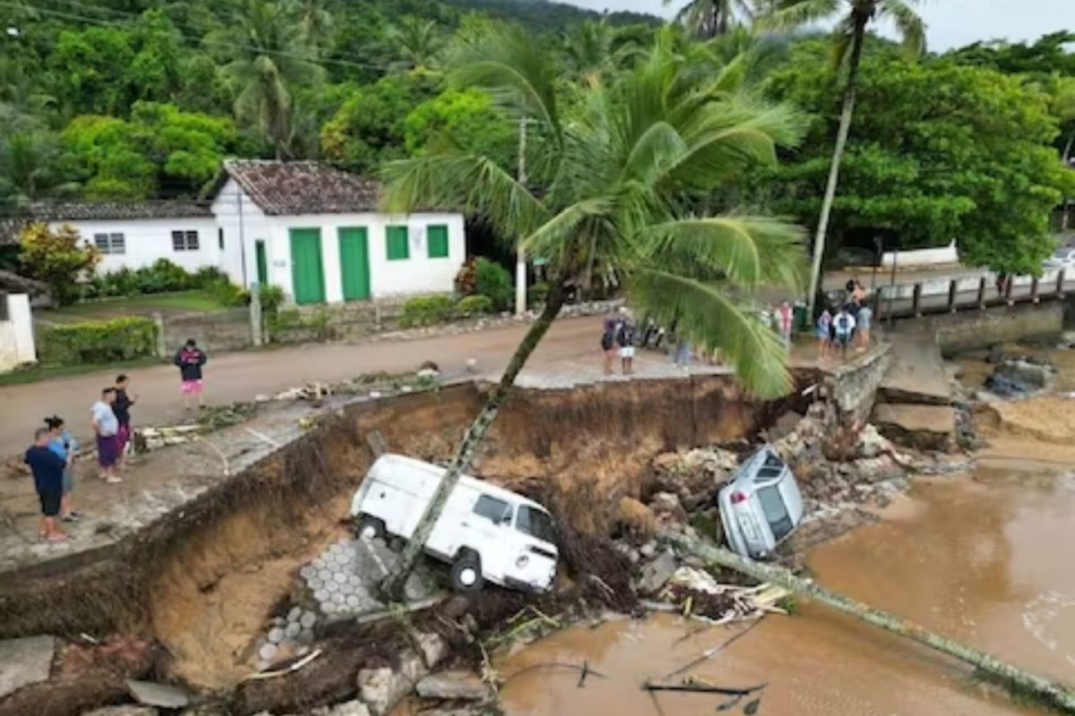 பிரேசிலில் கடும் வெள் பாதிப்பு 