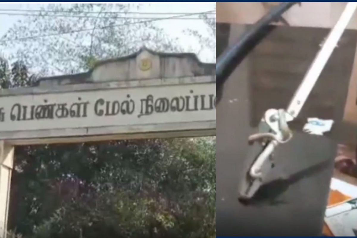 வகுப்பறைக்குள் புகுந்த பாம்பு