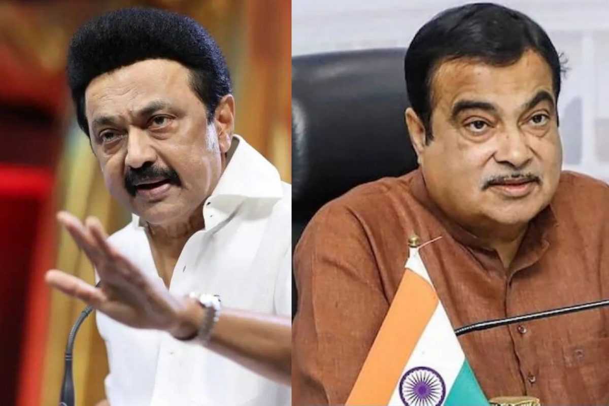 முதல்வர் மு.க.ஸ்டாலின் மற்றும் நிதின் கட்காரி