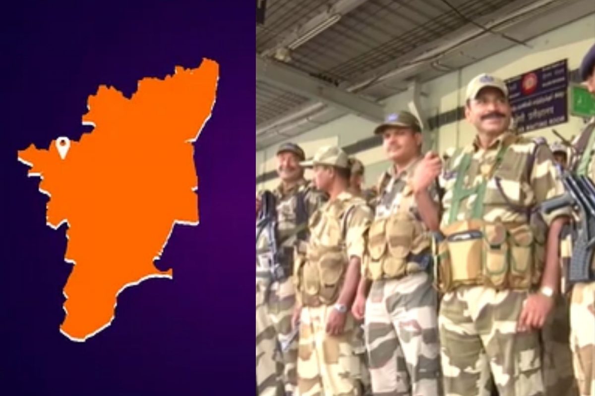 ஈரோடு கிழக்கு தொகுதிக்கு துணை ராணுவப் படையினர் வருகை