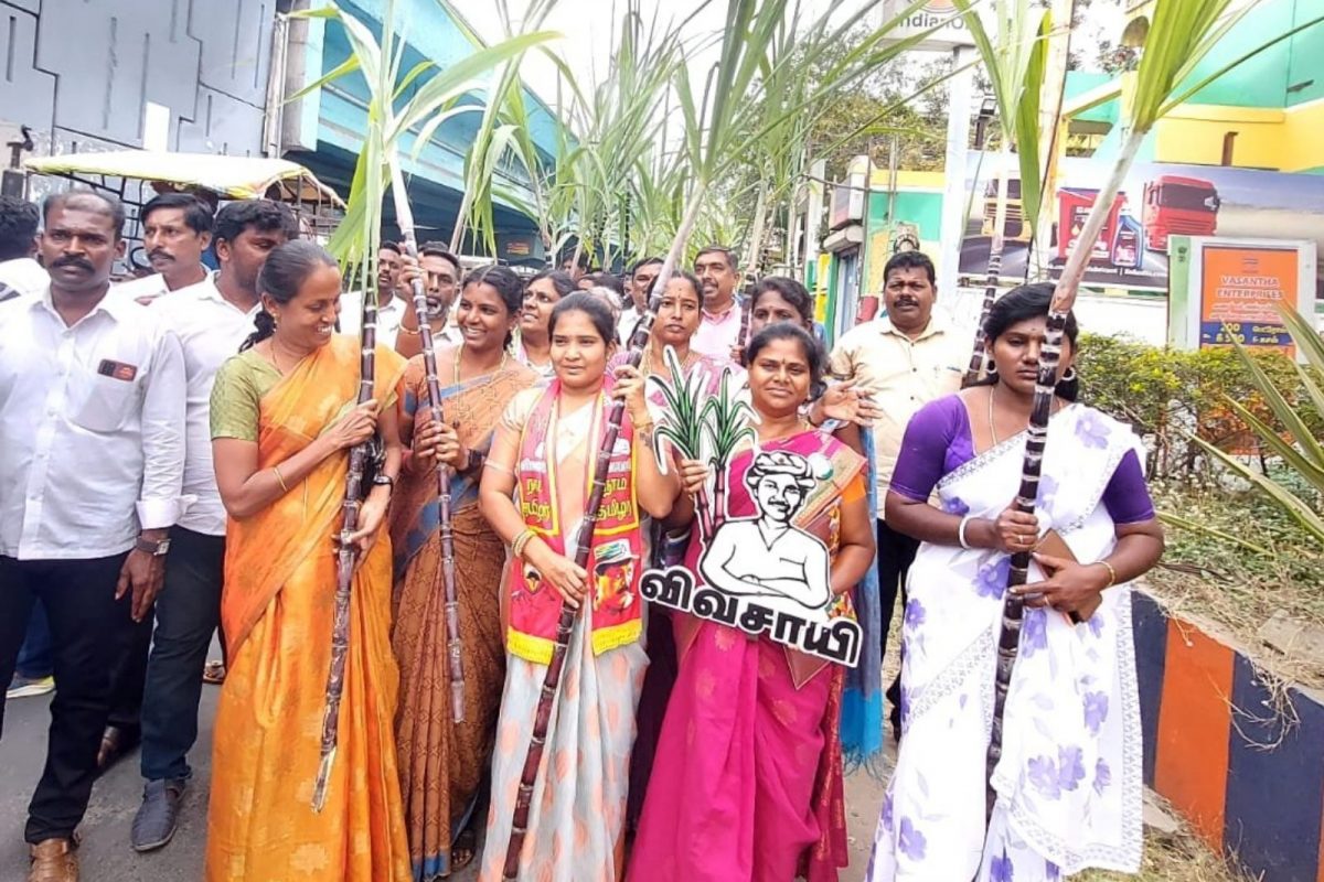 நாம் தமிழர் கட்சியின் வேட்பாளர் மேனகா மீது 3 பிரிவுகளில் வழக்கு பதிவு