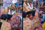 திருமண நிகழ்ச்சியில் திடீரென மயங்கி விழுந்து உயிரிழந்த நபர் - வீடியோ