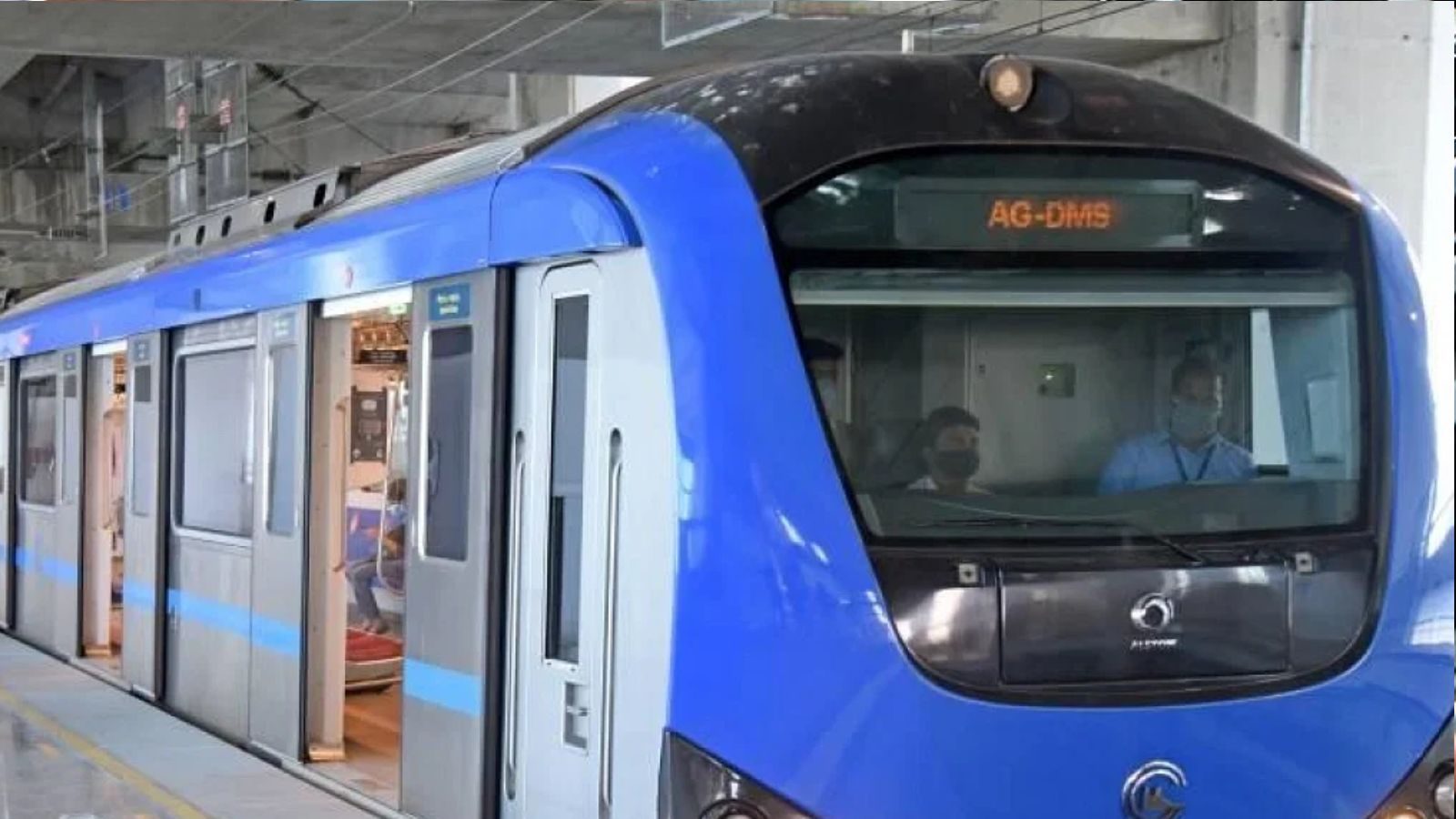 சென்னை மெட்ரோ ரயில் மீண்டும் இயக்கம்... பயணிகள் மகிழ்ச்சி