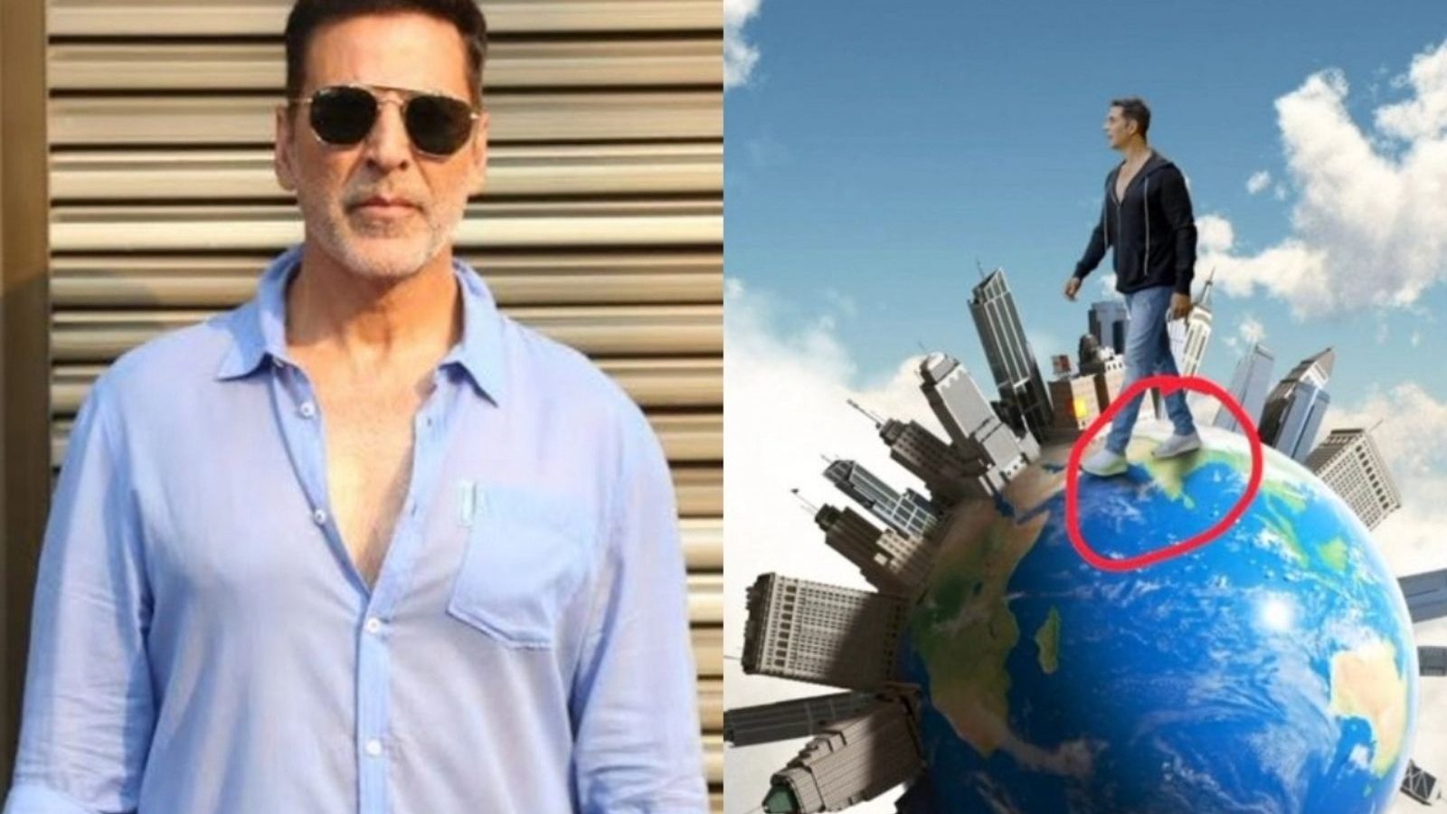 இந்திய வரைபடத்தின் மீது நடந்துவிட்டார்.. விளம்பரத்தால் சர்ச்சையில் சிக்கிய அக்‌ஷய் குமார்..!