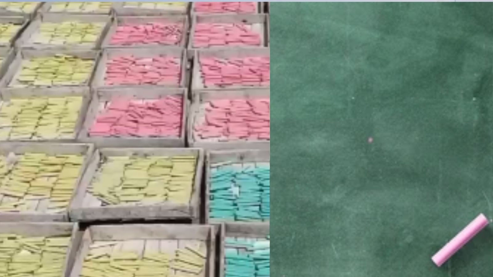 வந்தது டிஜிட்டல் வகுப்பறைகள்; நலிவடைந்து வரும் சாக்பீஸ் தொழில்.. வாழ்வாதாரத்தை இழக்கும் ஸ்ரீரங்கம் தொழிலாளர்கள்!