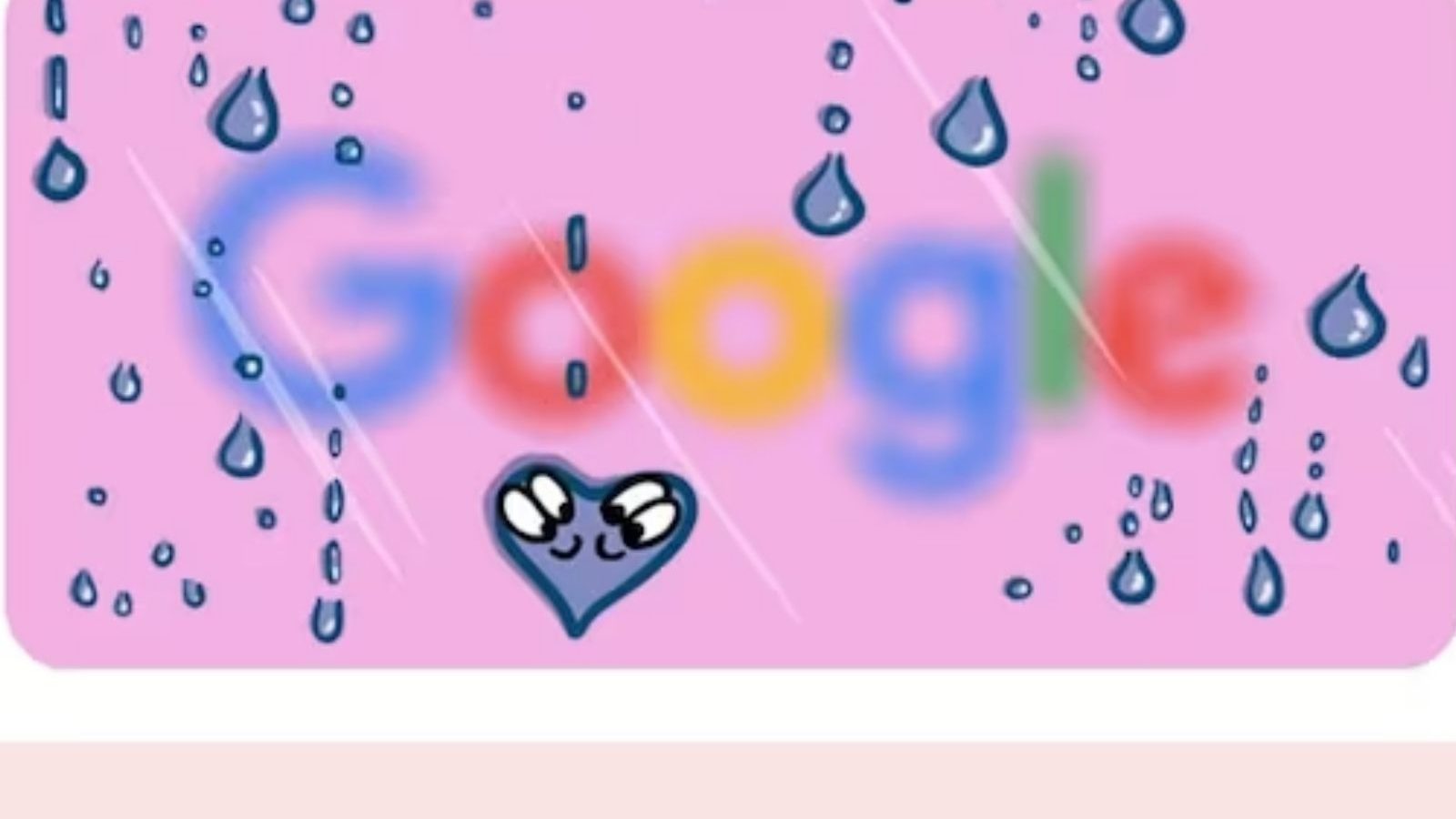 இதயமாகும் இரு துளிகள்.. டூடுள் வெளியிட்டு சிறப்பித்த கூகுள் நிறுவனம்..!