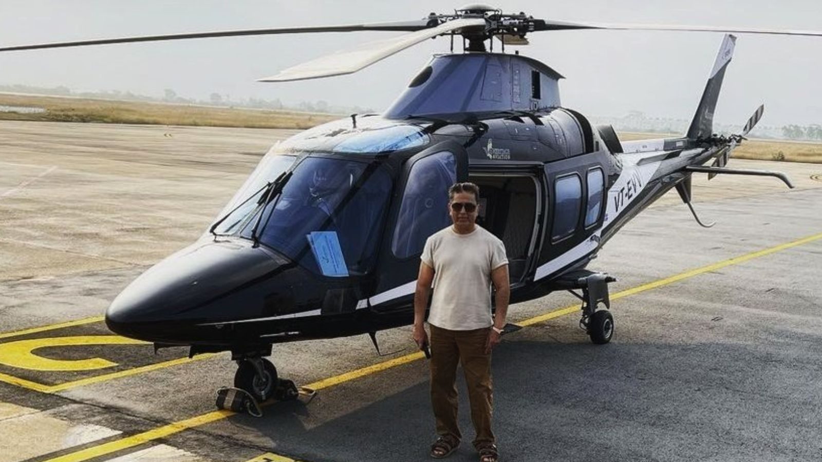 இந்தியன் 2 படப்பிடிப்பு.. ஹெலிகாப்டரில் வந்து செல்லும் கமல் ஹாசன்!