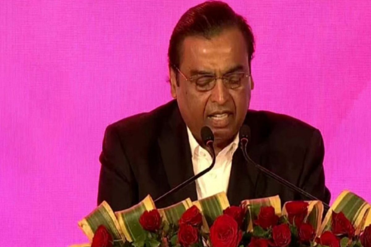 ரிலையன்ஸ் குழும தலைவர் முகேஷ் அம்பானி