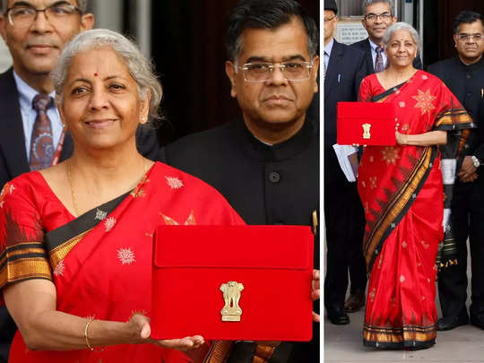  அந்த வகையில் இன்றைய பட்ஜெட் தாக்கலில் நிர்மலா சீதாராமன் கட்டிய புடவை மத்திய நிலக்கரித்துறை அமைச்சர் பிரகலாத் ஜோஷி பரிசாகக் கொடுத்துள்ளார். இந்த புடவை கர்நாடக மாநிலம் தர்வாட் மாவட்டத்தில் நெய்யப்பட்ட காட்டன் புடவையாகும். புடவை, நவலகுண்டா எம்பராய்டரி வேலைபாடுகளுடன் தனித்துவமாக வடிவமைக்கப்பட்டுள்ளது. இந்த எம்பராய்டரி முழுக்க முழுக்க கையிலேயே வடிவமைக்கப்பட்ட வேலைபாடுகள் கொண்டது. அவர் அணிந்திருந்த சிவப்பு நிற புடவை தர்வாட் மாவட்டத்தில் உள்ள ஆரதி கைத்தறியில் வாங்கப்பட்டுள்ளது.