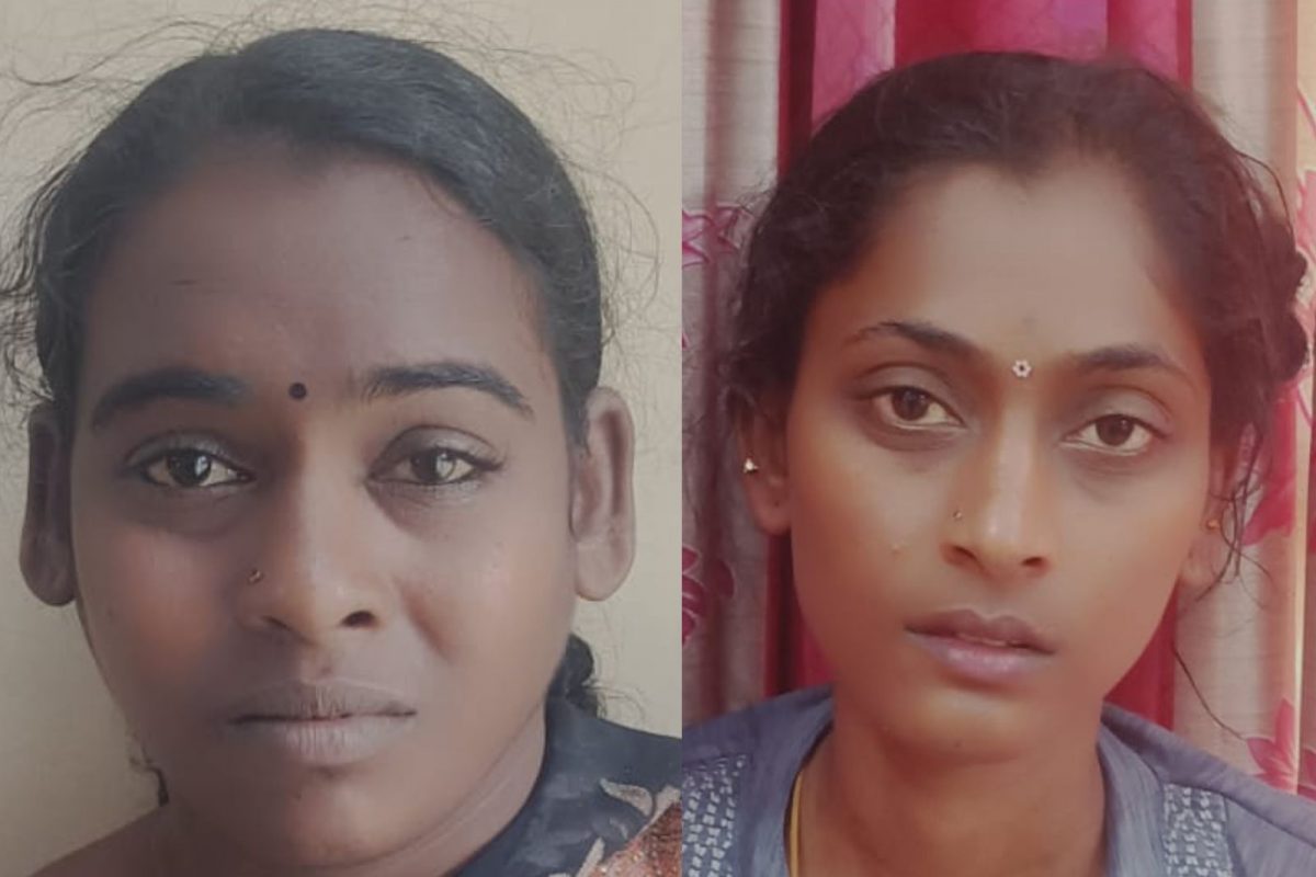 கைதான பெண்கள்