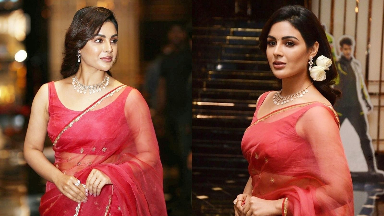 வாத்தி ட்ரெய்லர் வெளியீட்டு விழா... புடவையில் வந்து அசத்திய நடிகை சம்யுக்தா!