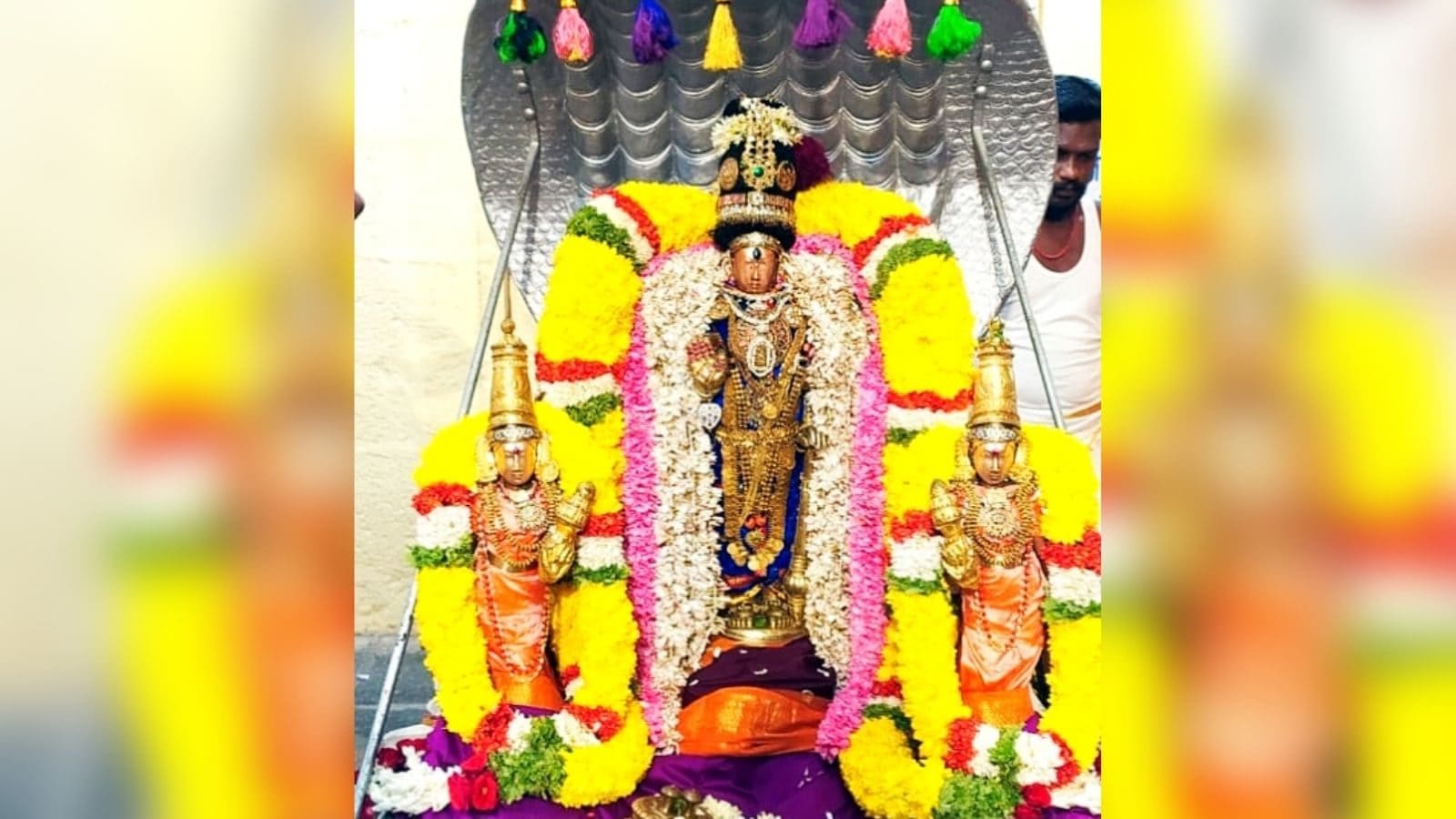 பாலாற்றுக்கு எழுந்தருளிய சின்ன காஞ்சிபுரம் சொன்னவண்ணம் செய்த பெருமாள்!