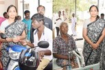 மாற்றுத்திறனாளிகளுக்கு நலத்திட்ட உதவிகளை செய்த காஞ்சிபுரம் ஆட்சியர்