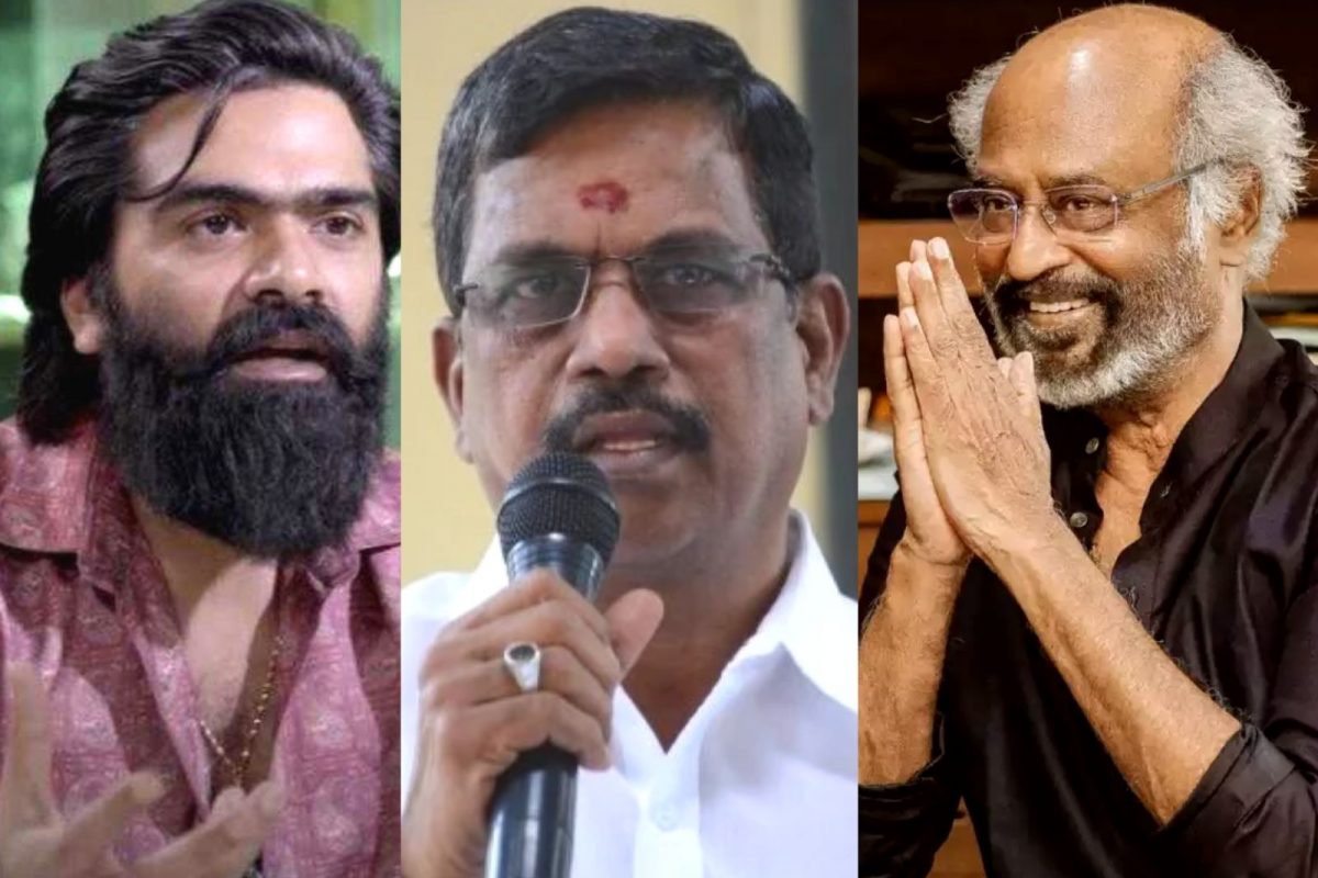 சிம்பு - தாணு - ரஜினிகாந்த்