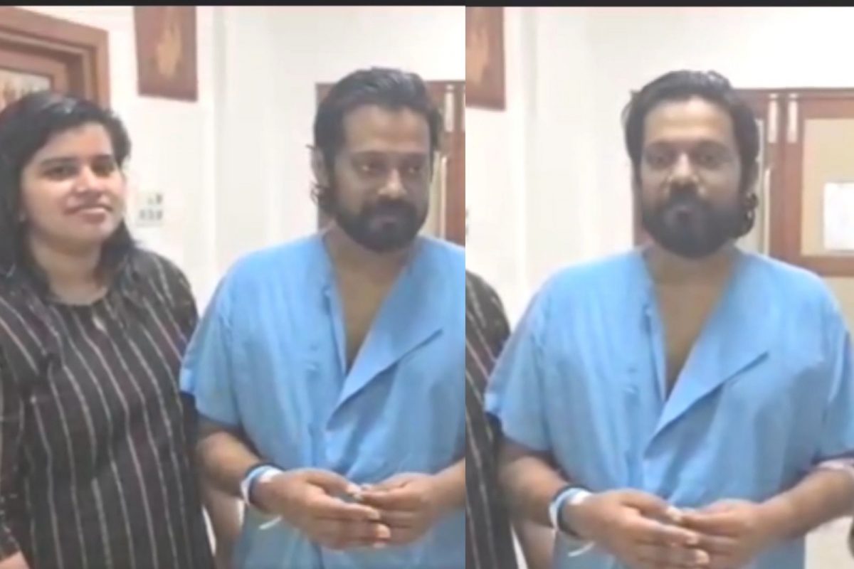 மருத்துவமனையில் மனைவியுடன் நடிகர் பாலா