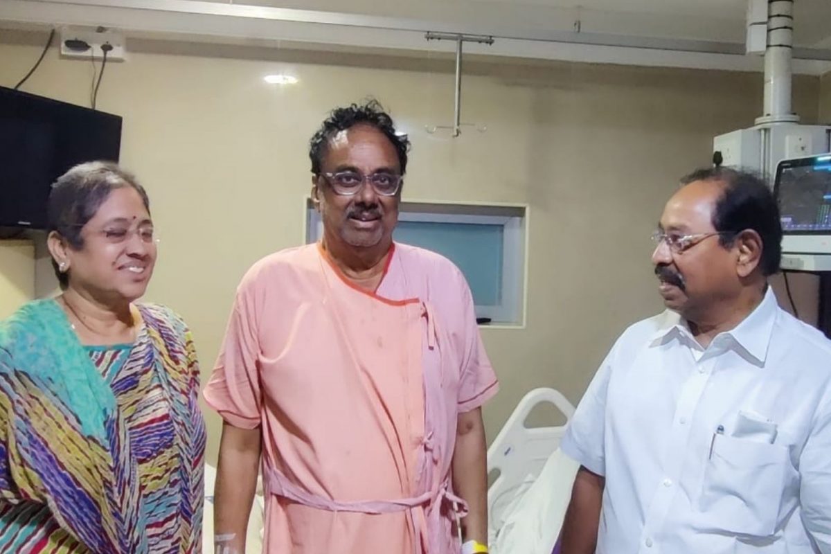 மருத்துவமனையில் ஈ.வி.கே.எஸ்.இளங்கோவன்