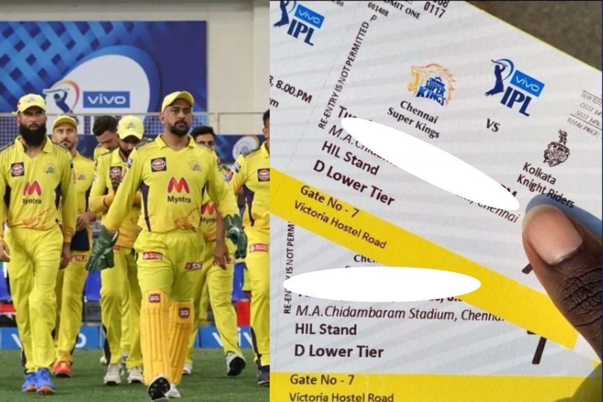சென்னை போட்டிக்கான டிக்கெட்டுகள் அறிவிப்பு