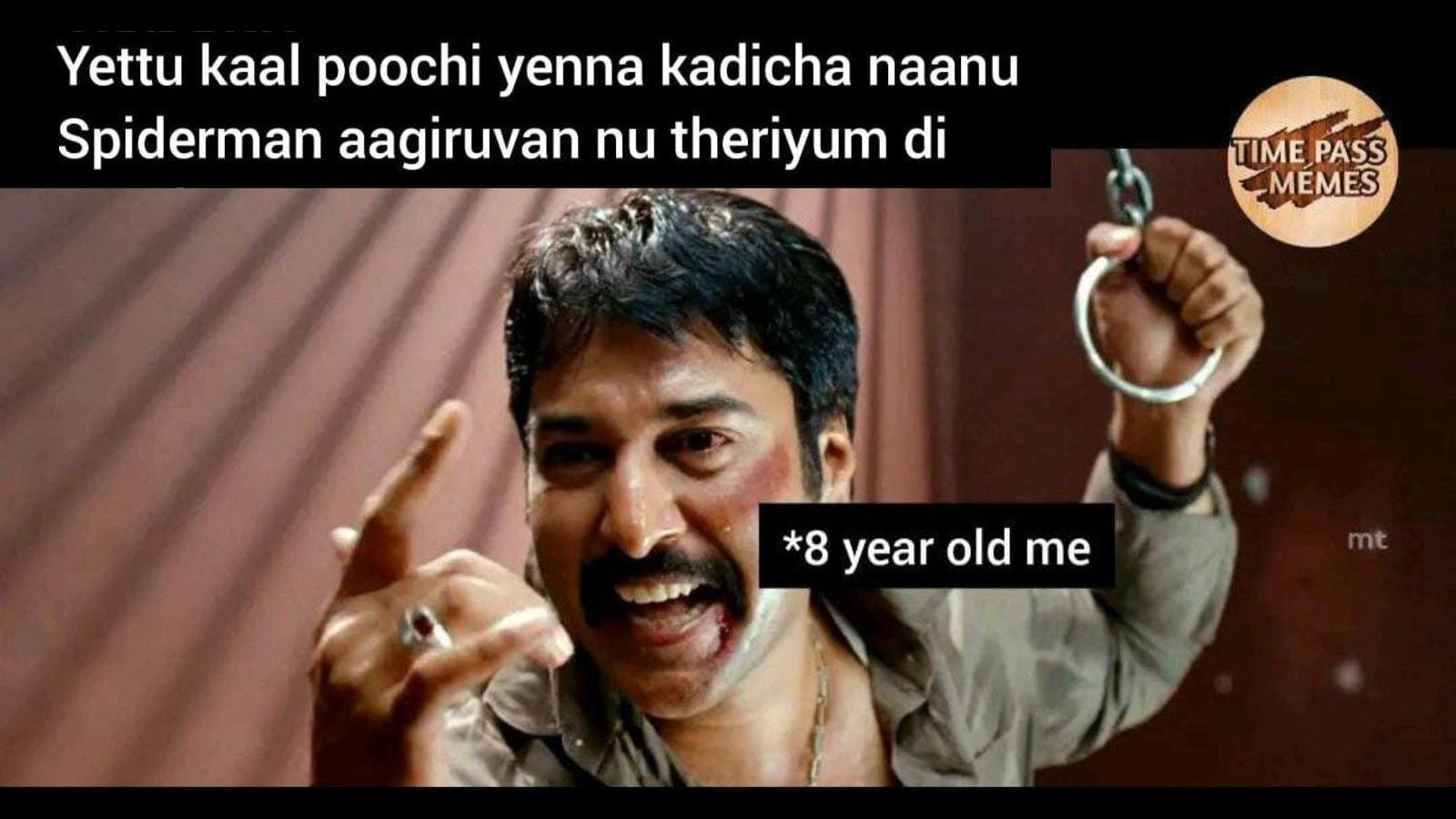 8 கால் பூச்சி கடிச்சா நான் SpiderMan ஆகிடுவன்னு எனக்கு தெரியும்.. இணையத்தில் வைரலாகும் மீம்ஸ்..!