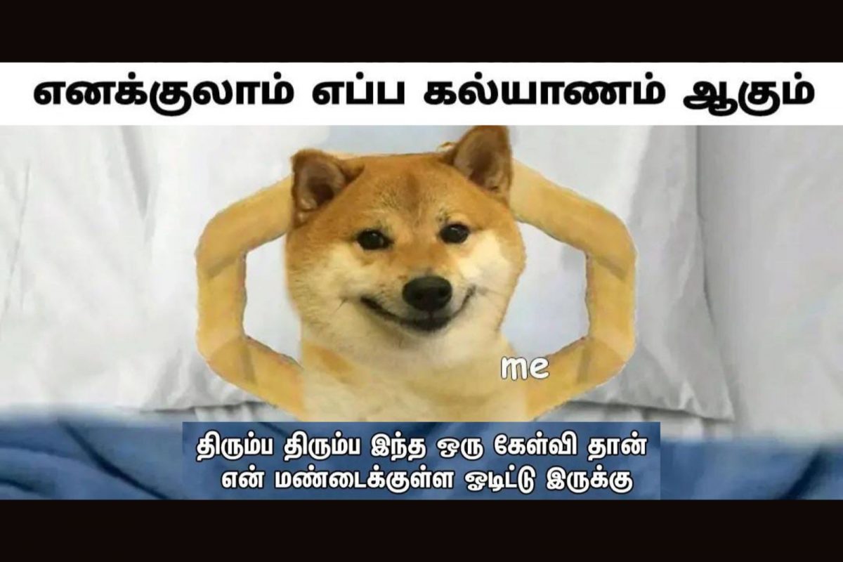 எனக்கு எல்லாம் எப்போ கல்யாணம் ஆகும்..? இணையத்தில் வைரலாகும் மீம்ஸ்..