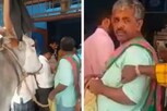 நகராட்சி அலுவலகத்திற்குள் காளை மாட்டுடன் நுழைந்த விவசாயி..