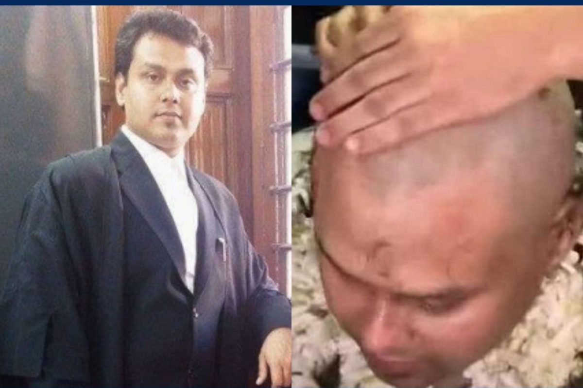 மம்தா ஆட்சி...மொட்டை அடித்த காங்கிரஸ் தலைவர்..!