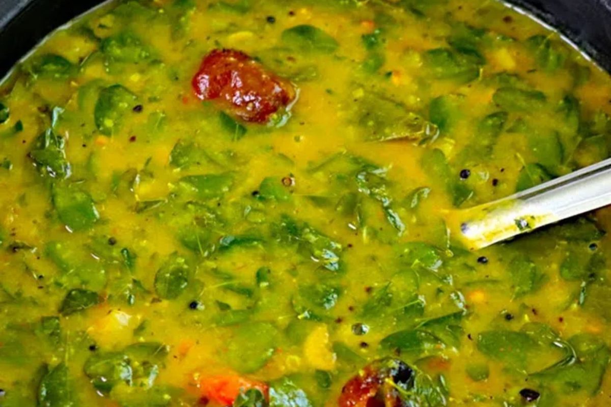 முருங்கைக் கீரை சாம்பார்