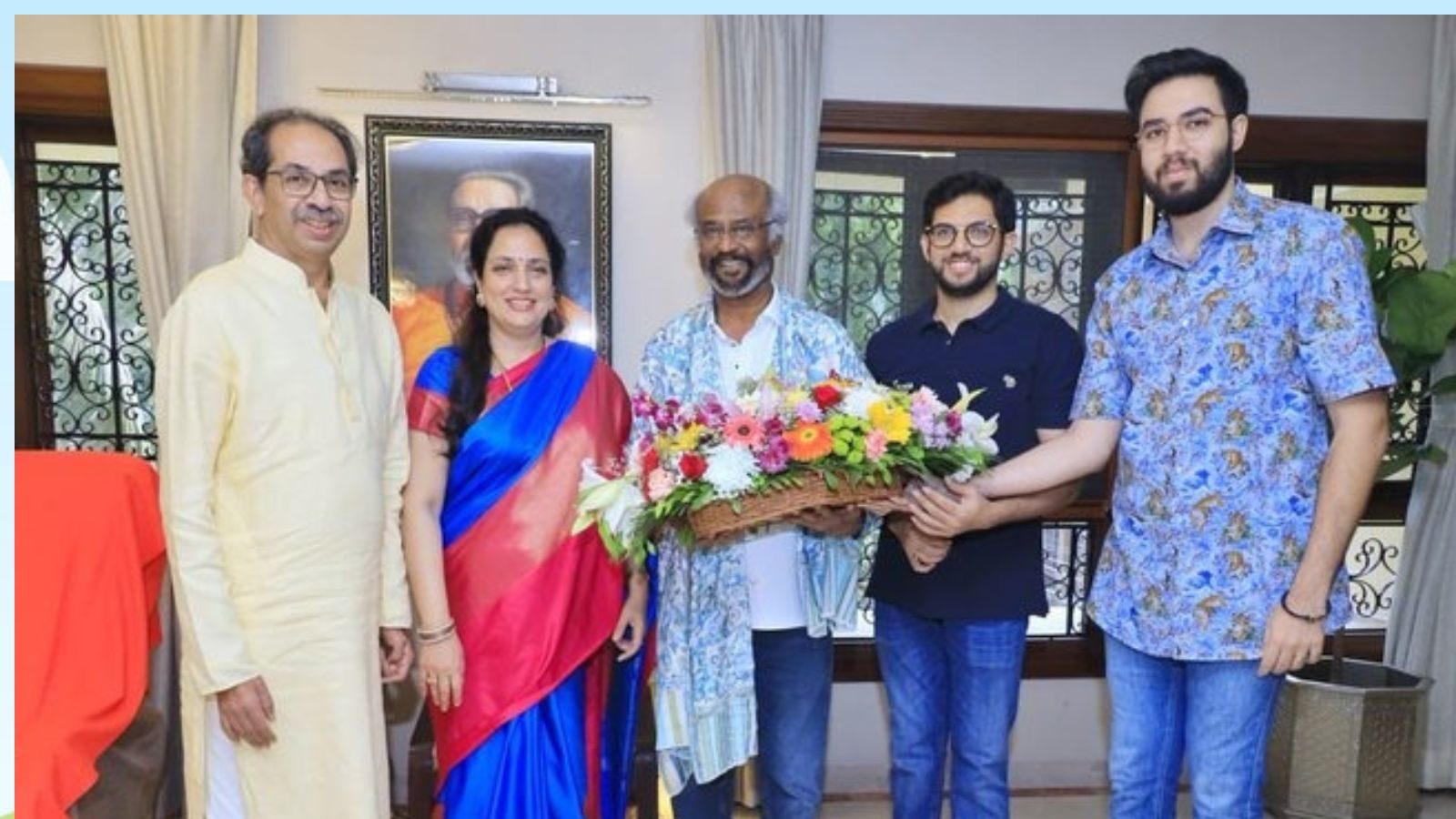 உத்தவ் தாக்கரேவை சந்தித்த ரஜினிகாந்த்... அரசியல் பேசப்பட்டதா?