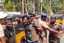 கோவை ஆட்சியர் அலுவலகம் முன்பு ஆட்டோ ஓட்டு நர்கள் தீக்குளிக்க முயற்சி..!