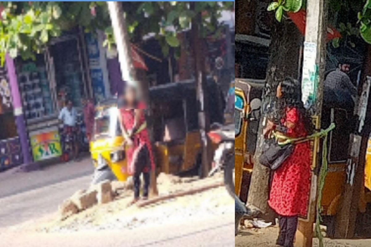 தாக்கப்பட்ட பெண்