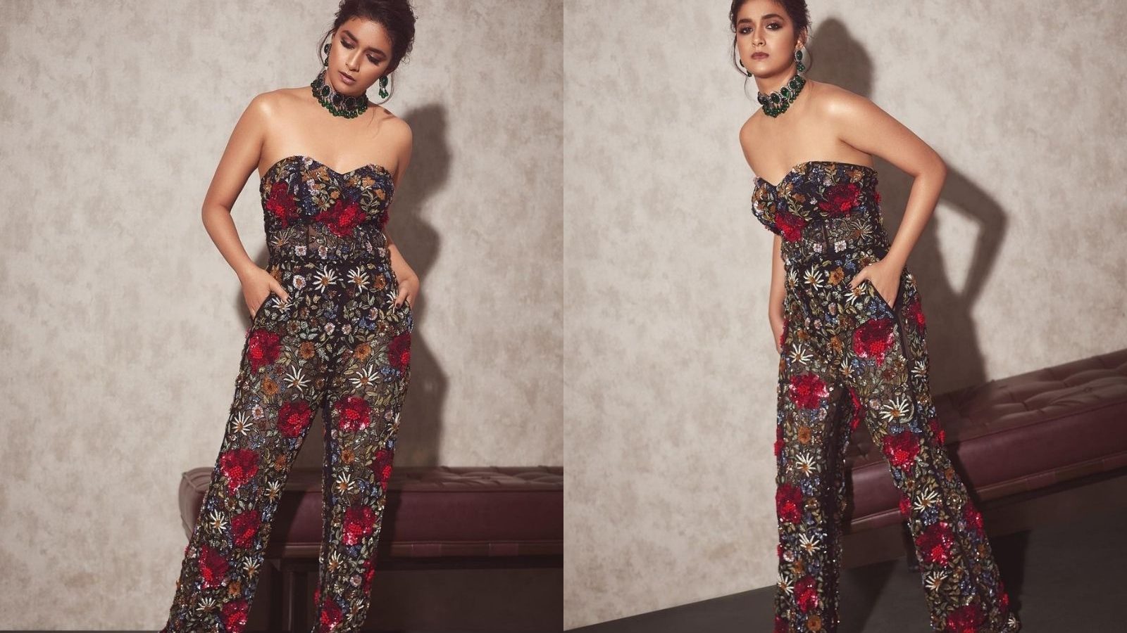 மாடர்ன் உடையில் கெத்து காட்டும் நடிகை கீர்த்தி சுரேஷ்!