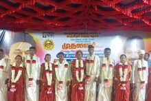 நள்ளிரவில் 10 ஜோடிகளுக்கு ஜோராக நடந்த சமத்துவ திருமணம்... ஒரு ஜோடிக்கு ரூ.80 ஆயிரம் மதிப்பில் சீர்வரிசை!