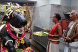 தேனி ஈச்சமலை மகாலட்சுமி கோயிலில் பிரதோஷம் வழிபாடு!