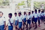 புதுச்சேரி அரசு பள்ளி மாணவர்கள் விழிப்புணர்வு பேரணி 