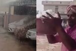கொட்டிய ஆலங்கட்டி மழை.. அள்ளி சென்ற மக்கள்!