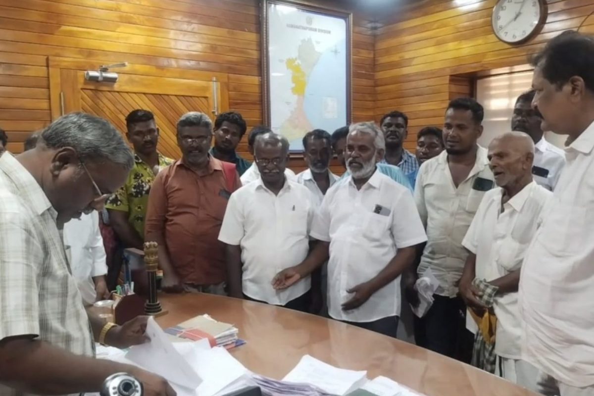 ஜாதிச்சான்றிதழ் வழங்ககோரி மனு