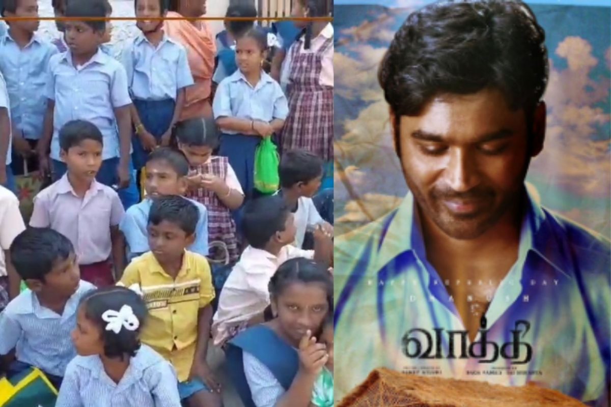 ஏழை குழந்தைகளை தியேட்டருக்கு அழைத்து சென்ற தனுஷ் ரசிகர்கள்!