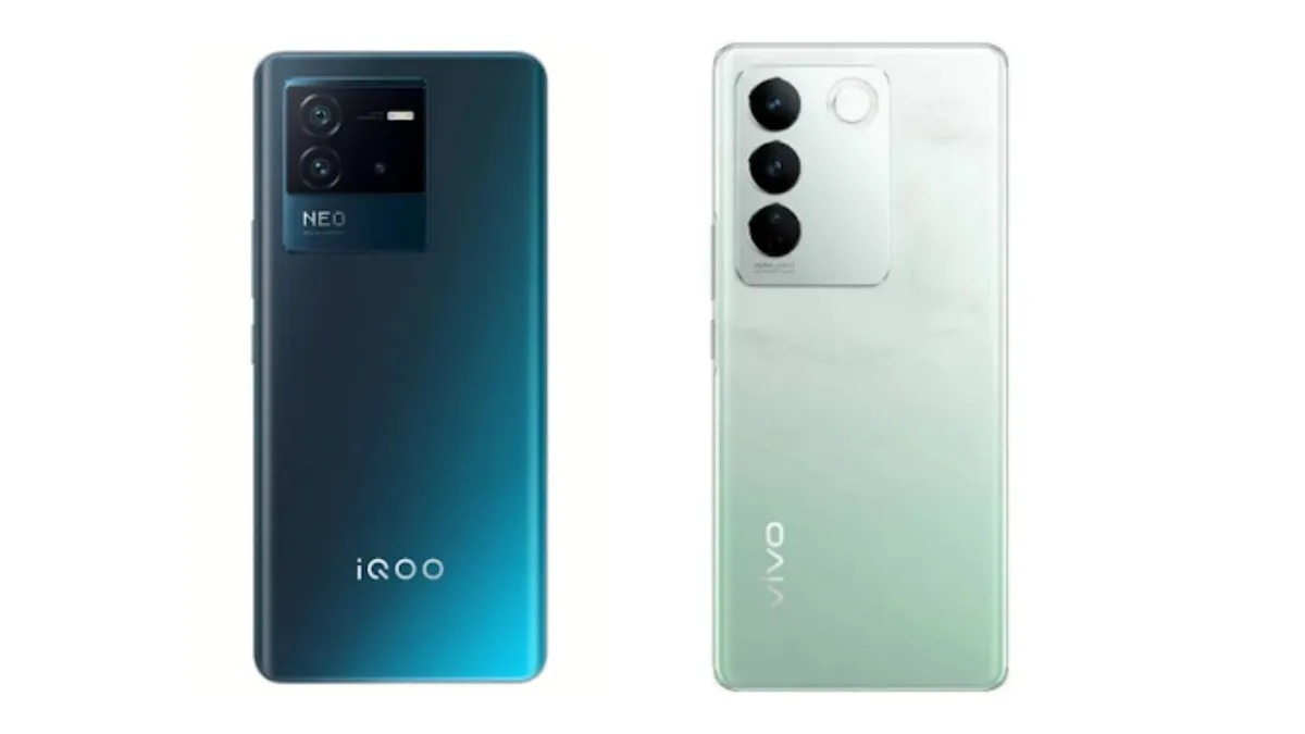  மேலும் iQoo Neo 7 அதிக ரேம் மற்றும் ஸ்டோரேஜ் ஆப்ஷன்களையும் கொண்டுள்ளது. Vivo V27-ன் ஸ்டோரேஜ் ஆப்ஷன்ஸ் 128GB/256GB (UFS 3.1) அல்லது 256GB (UFS 3.1) ஆகும். Neo 7 மொபைலின் ஸ்டோரேஜ் ஆப்ஷன் 128GB அல்லது 256GB அல்லது 512GB (UFS 3.1) ஆகும். 2 ஸ்மார்ட் போன்களும் Android 13-ல் இயங்குகின்றன மற்றும் Funtouch OS 13 உடன் வருகின்றன. அதே போல iQoo-வின் Neo 7 மொபைலானது இன்ஃப்ராரெட் சென்சார் மற்றும் NFC கேப்பப்லிட்டிஸ்களை கொண்டுள்ளது. ஆனால் Vivo V27-ல் இது இல்லை. V27 மொபைலானது 50MP பிரைமரி கேமரா, 8MP அல்ட்ரா-வைட் கேமரா மற்றும் 2MP மேக்ரோ கேமரா உள்ளிட்டவற்றை கொண்ட ட்ரிபிள் கேமரா செட்டப்பை கொண்டுள்ளது.