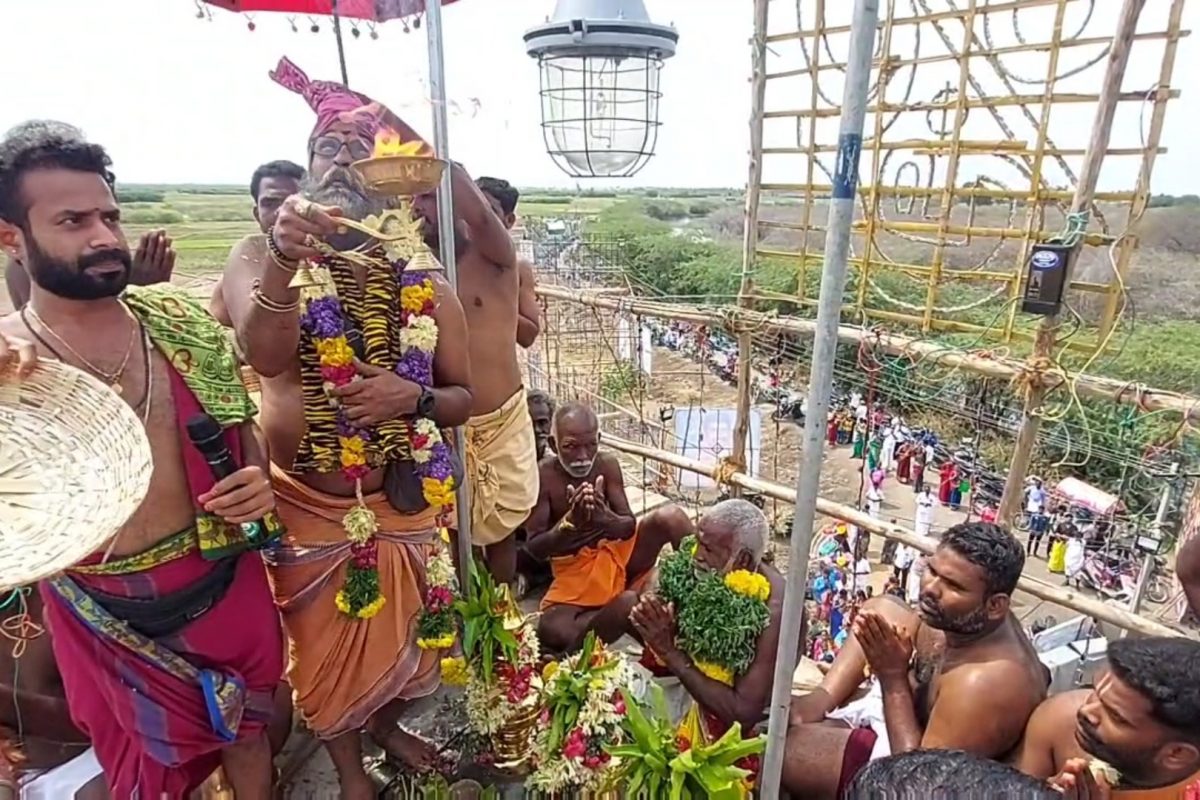 பரமக்குடி கருமேனி அம்மன் கோவில் கும்பாபிஷேகம் கோலாகலம்!.