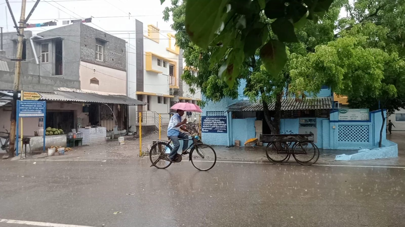 விருதுநகரை குளிர்வித்த மழை.. குஷியில் மக்கள்!