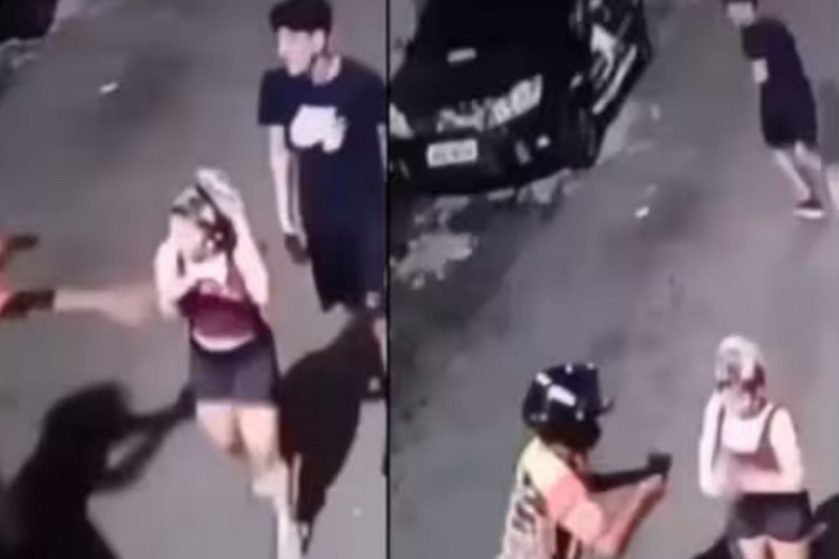 பதிவான சிசிடிவி காட்சி
