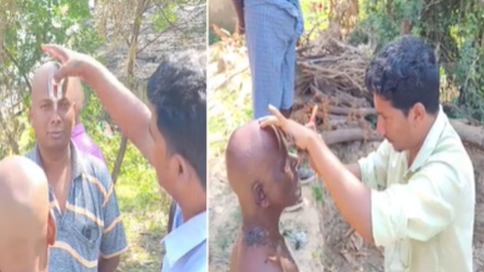 பரந்தூர் விமான நிலையத்துக்கு எதிர்ப்பு : 100-க்கும் மேற்பட்டோர் மொட்டை அடிக்கும் போராட்டம்!