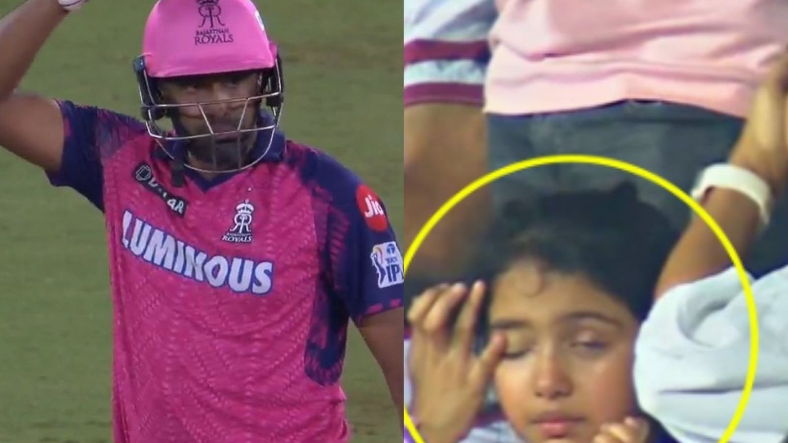 போராடி அவுட்டான அஸ்வின்... அப்பாவுக்காக தேம்பித் தேம்பி அழுத மகள்...!