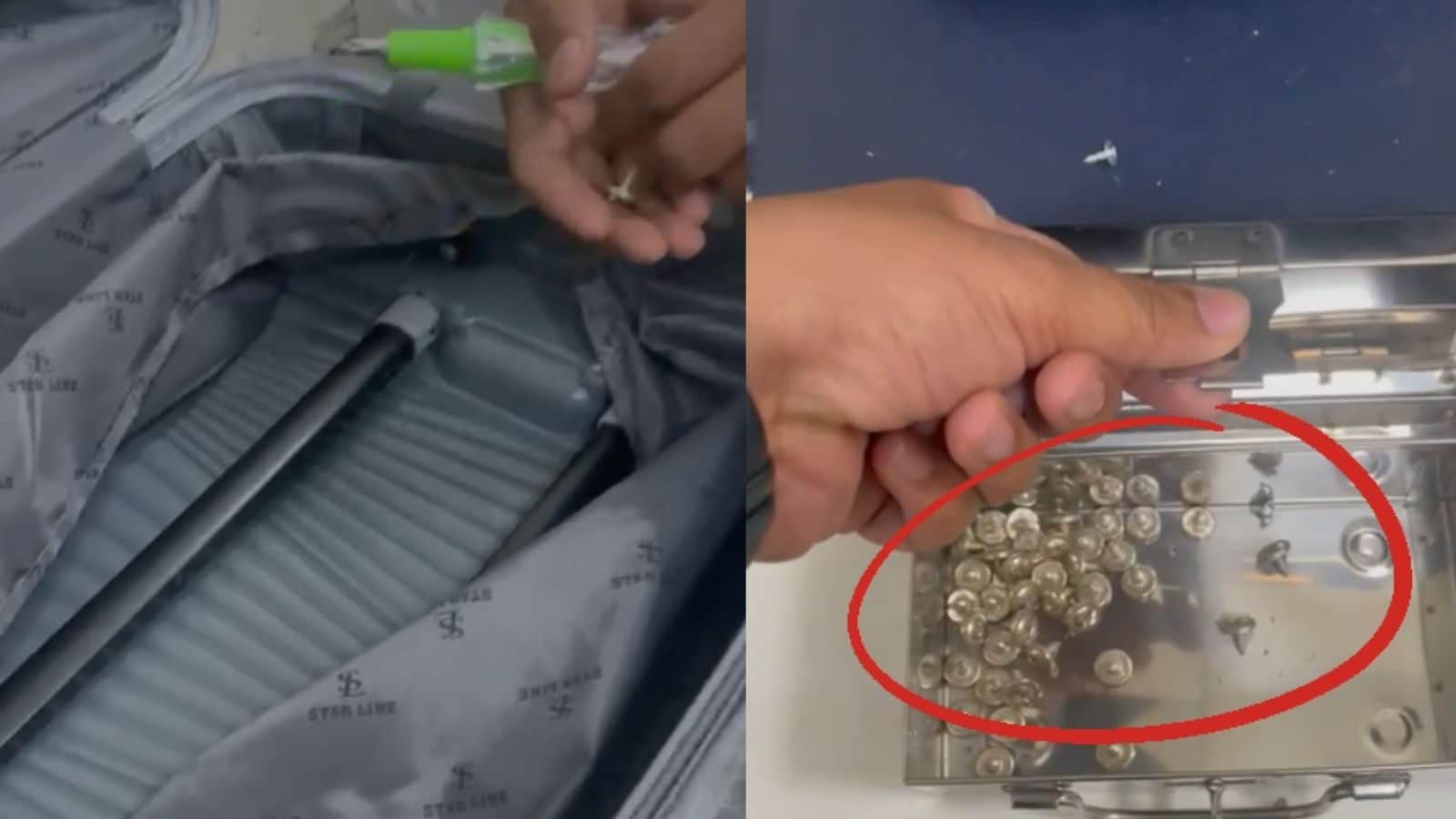 டிராலி பேக்கில் தங்க ஸ்குரூ.. துபாய் டூ ஹைதராபாத் கடத்தல் -  சிக்கிய பயணி