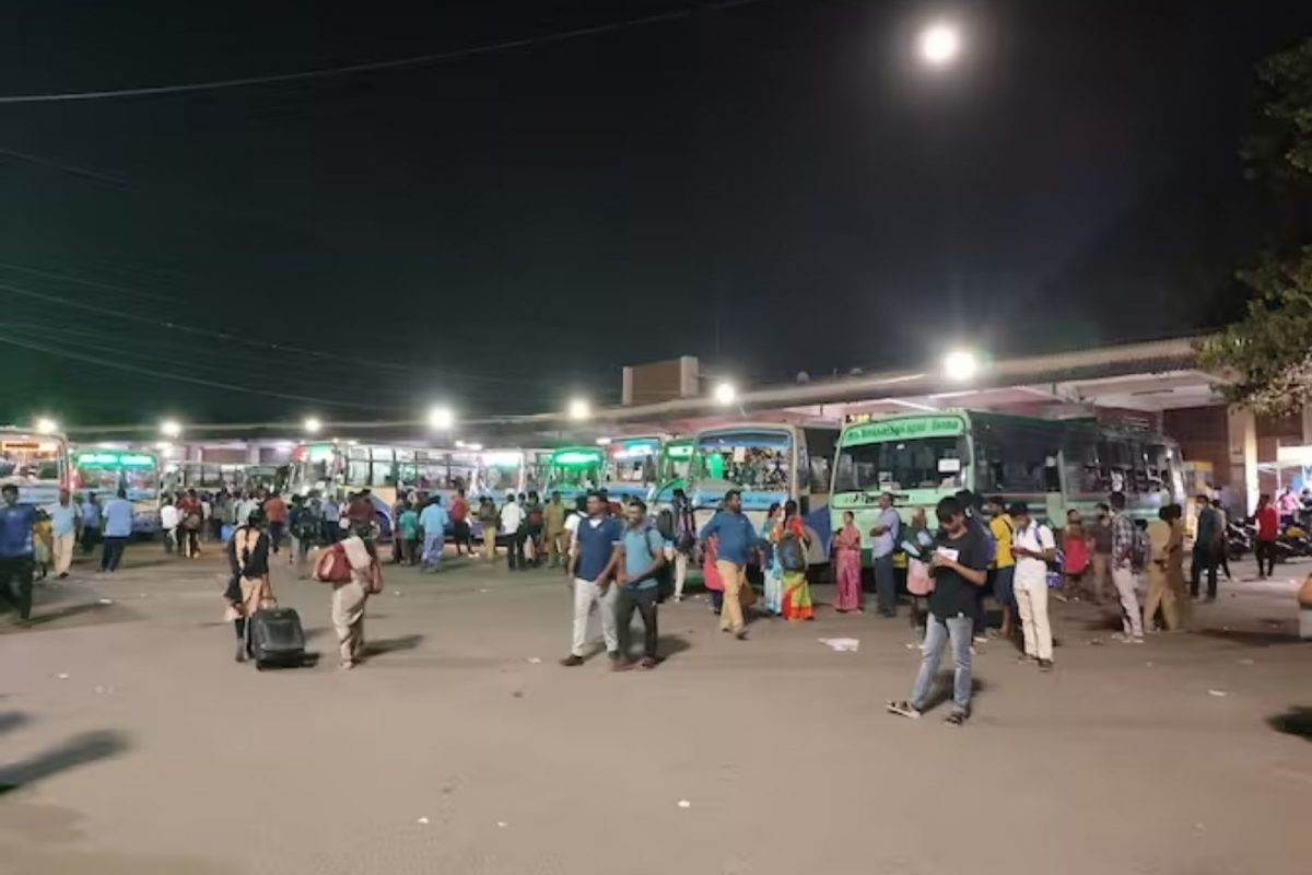 கோயம்பேடு பேருந்து நிலையம் (மாதிரி படம்)