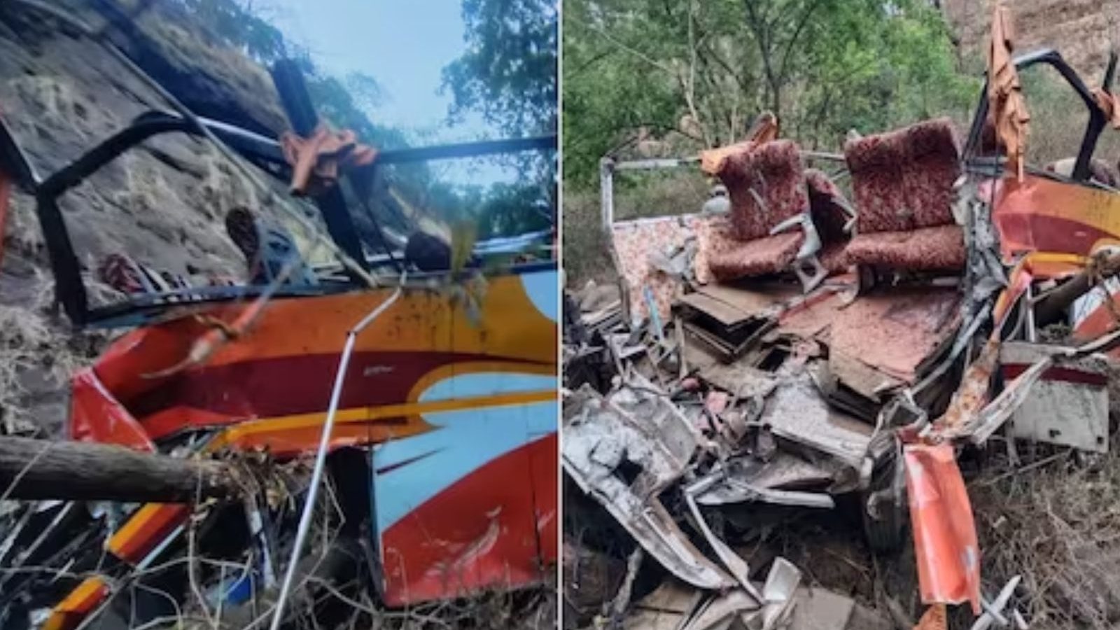 பள்ளத்தில் பேருந்து கவிழ்ந்து கோர விபத்து... 12 இளைஞர்கள் பலி... மகாராஷ்டிராவில் சோகம்!