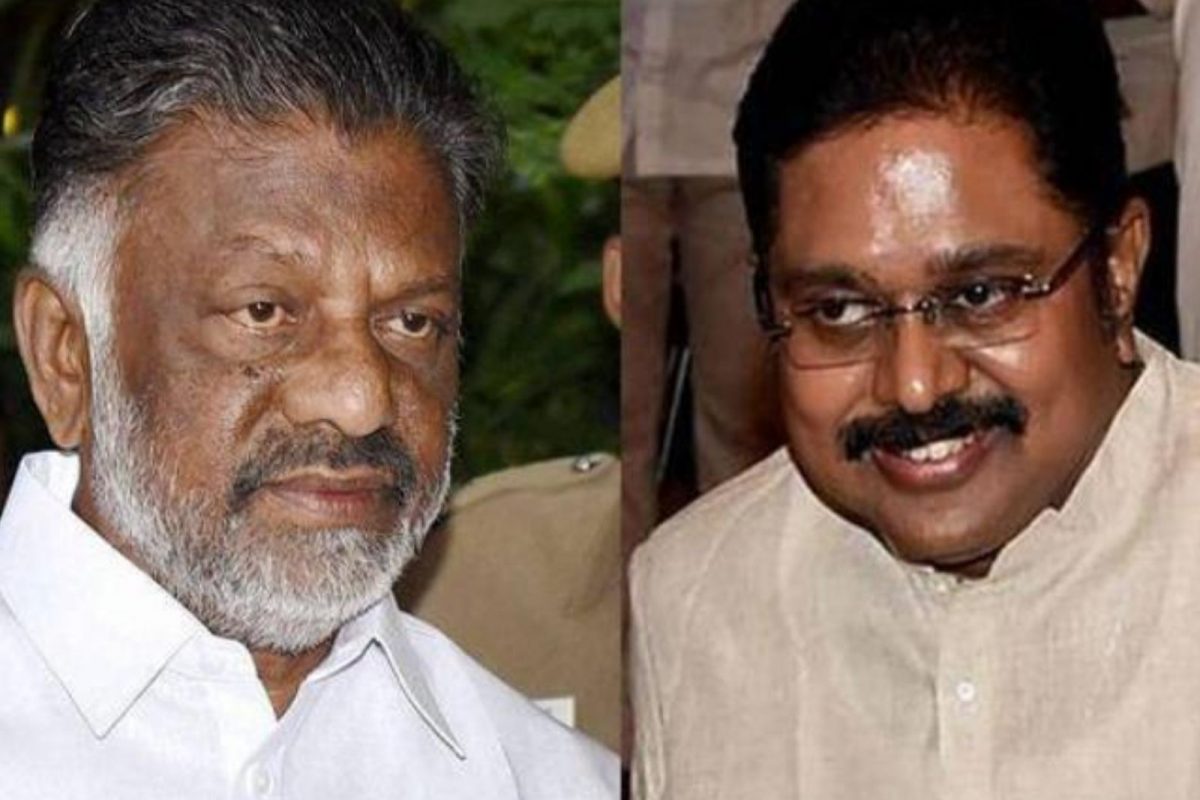ஓ.பன்னீர்செல்வம் - டிடிவி தினகரன்