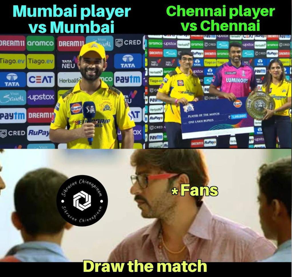  சமூக வலைதளங்களில் வைரலாகும் ஐபிஎல் மீம்ஸ்